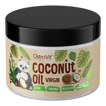 Jomfru kokosolie 400 g – 100% uraffineret kokosolie | OstroVit