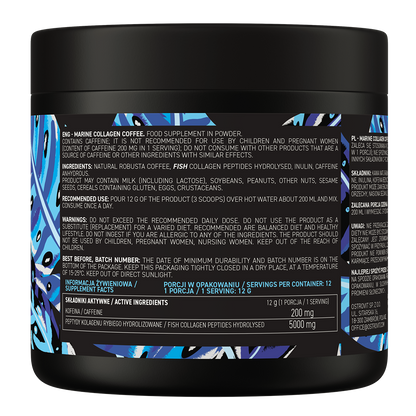 Coffee with Marine Collagen – 150 g, Naturel | OstroVit