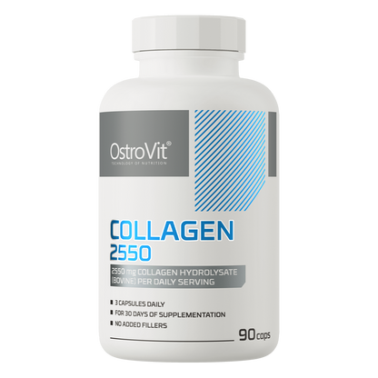 Collagen 2550 mg – 90 capsules, 2550 mg per portie | OstroVit