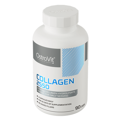 Collagen 2550 mg – 90 capsules, 2550 mg per portie | OstroVit