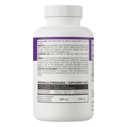 Collagen – 90 tabletten, 3000 mg runder­collageen per portie | OstroVit