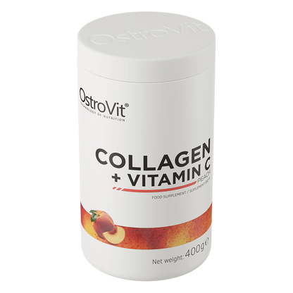 Collageen | Vitamine C | Poeder | 400 g | Perzik | OstroVit