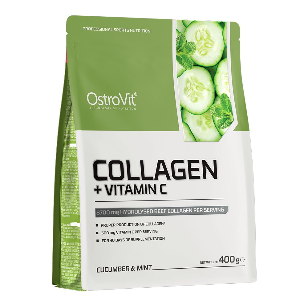 Collageen + Vitamine C | 400 g | komkommer en munt | OstroVit