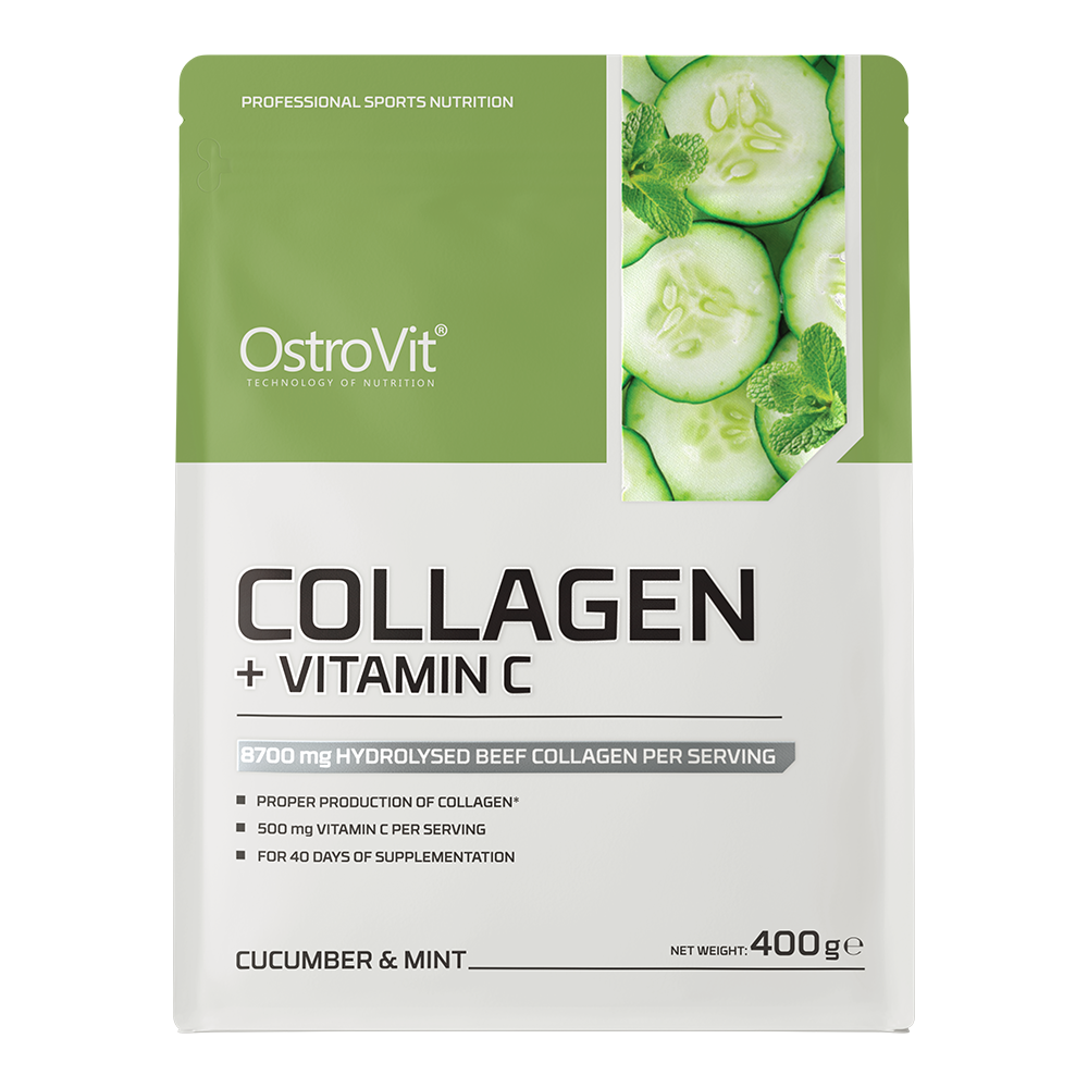 Collageen + Vitamine C | 400 g | komkommer en munt | OstroVit