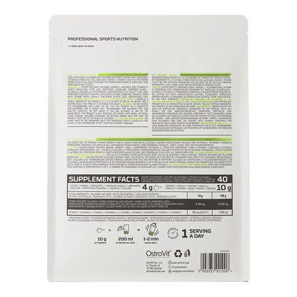 Collagen + Vitamin C – 400 g, Komkommer & munt, 40 porties | OstroVit