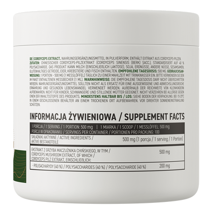 Cordyceps Sinensis Extract – 50 g poeder, 40% polysachariden | OstroVit