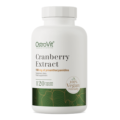 Cranberry Extract VEGE – 120 vegan capsules, 50% PAC’s | OstroVit
