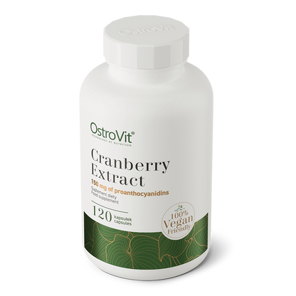 Cranberry Extract VEGE – 120 vegan capsules, 50% PAC’s | OstroVit