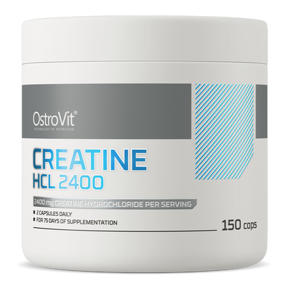 Creatine HCl 2400 mg – 150 Capsules, 75 Porties Creatine-Hydrochloride | OstroVit
