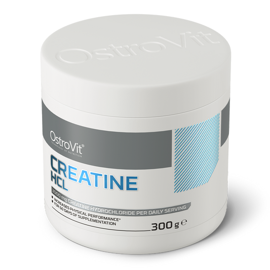 Creatine HCl – 300 g, Zwarte bes & kers, 60 porties | OstroVit