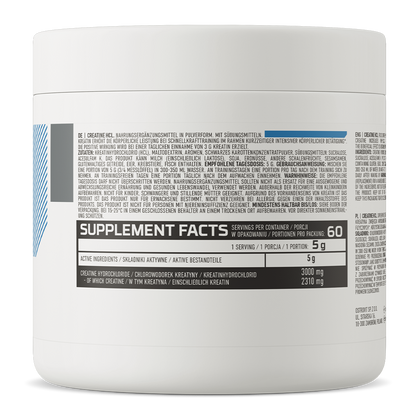 Creatine HCl – 300 g, Zwarte bes & kers, 60 porties | OstroVit