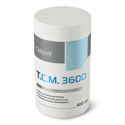 Kreatinmalat 3600 mg – 400 kapsler, 133 portioner | OstroVit