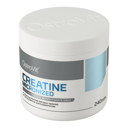 Creatine Micronized – 240 tabletten, 3 g creatine‑monohydraat per dag (60 porties) | OstroVit