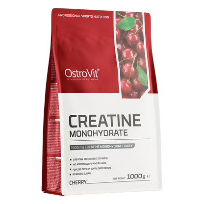 Creatine Monohydrate 1000 g – Kersensmaak, 333 porties | OstroVit