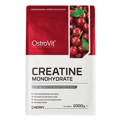 Creatine Monohydrate 1000 g – Kersensmaak, 333 porties | OstroVit