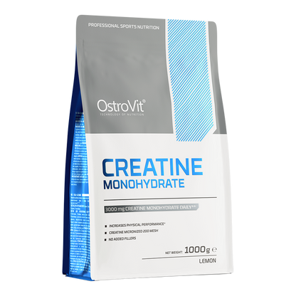 Creatine Monohydrate – 1000 g, Lemon, 333 porties | OstroVit