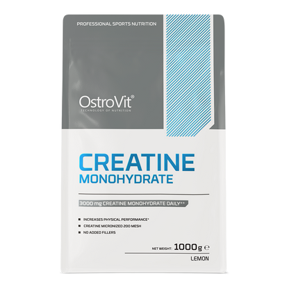 Creatine Monohydrate – 1000 g, Lemon, 333 porties | OstroVit
