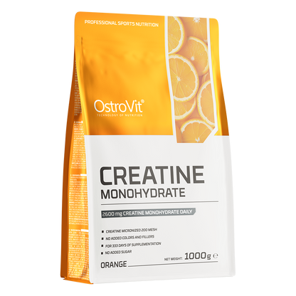 Creatine Monohydrate 1000 g – Sinaasappel, 333 porties | OstroVit