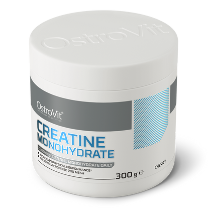 Creatine Monohydrate 300 g – Cherry, 100 porties, Vegan | OstroVit