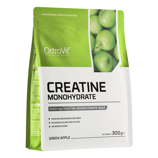 Creatine Monohydrate – 300 g, Green Apple, 100 porties | OstroVit