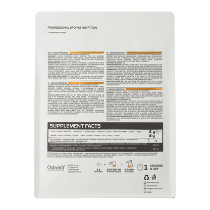 Creatine Monohydrate – 300 g Orange, 100 porties | OstroVit