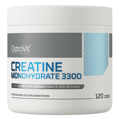 Creatine Monohydrate 3300 mg – 120 capsules, 40 porties | OstroVit