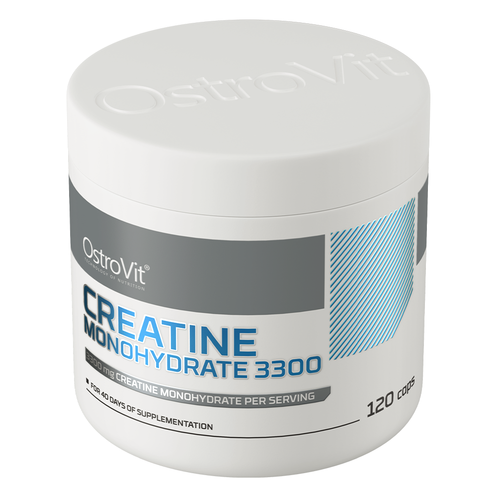 Creatine Monohydrate 3300 mg – 120 capsules, 40 porties | OstroVit