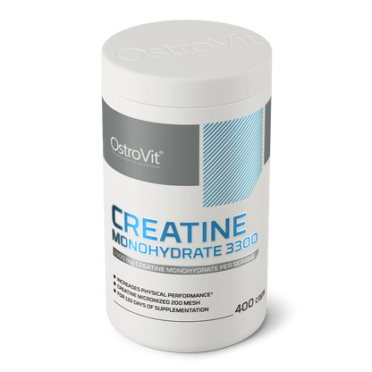 Creatine Monohydrate 3300 mg – 400 capsules, 133 porties | OstroVit
