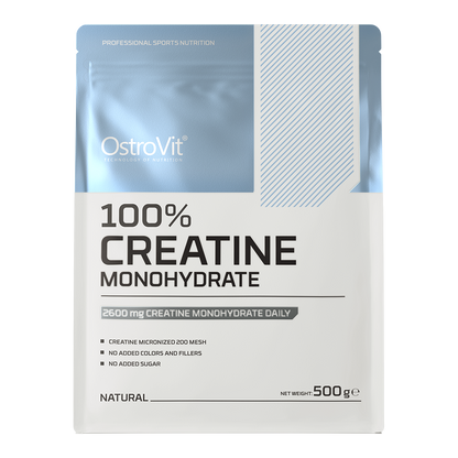 Creatine Monohydrate 500 g – 166 porties, 100% creatinemonohydraat | OstroVit
