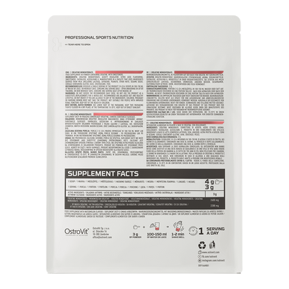 Creatine Monohydrate 500 g – Watermeloen, 166 porties | OstroVit