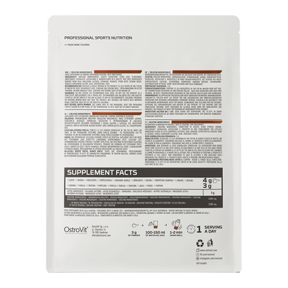 Creatine Monohydrate – 500 g, Cola, 166 porties | OstroVit