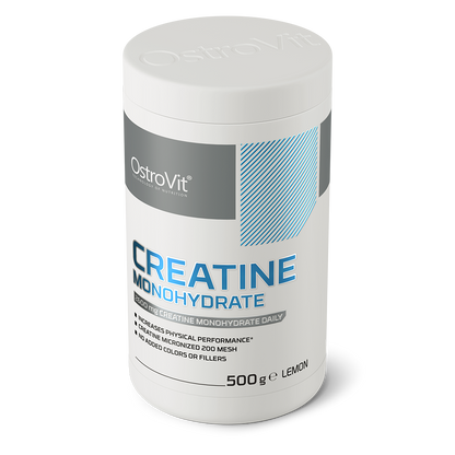 Creatine Monohydraat | Poeder | 500 g | Citroen 🍋 | OstroVit