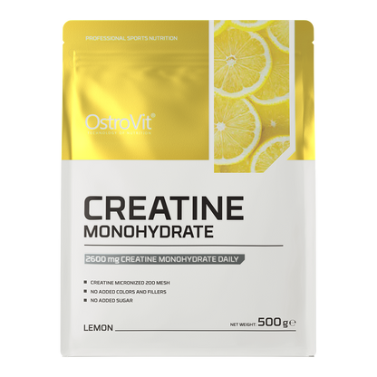 Creatine Monohydraat | Poeder | 500 g | Citroen 🍋 | OstroVit