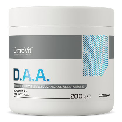 D.A.A. Framboos – 200 g poeder, 2,7 g per scoop | OstroVit