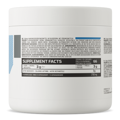 D.A.A. Framboos – 200 g poeder, 2,7 g per scoop | OstroVit