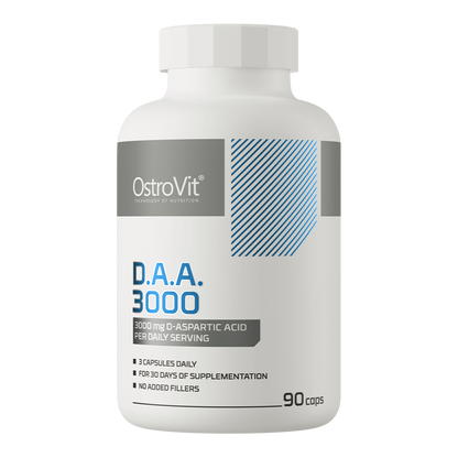 D.A.A 3000 mg – 90 capsules, 3000 mg per portie | OstroVit