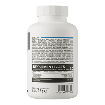 D.A.A 3000 mg – 90 capsules, 3000 mg per portie | OstroVit