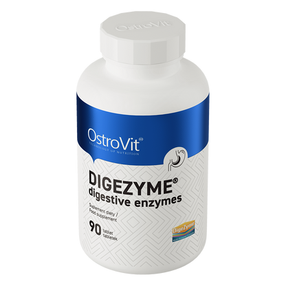 DigeZyme® Digestive Enzymes – 90 vegan tabletten | OstroVit