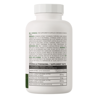 Echinacea VEGE – 90 vegan capsules, Gestandaardiseerde extracten | OstroVit