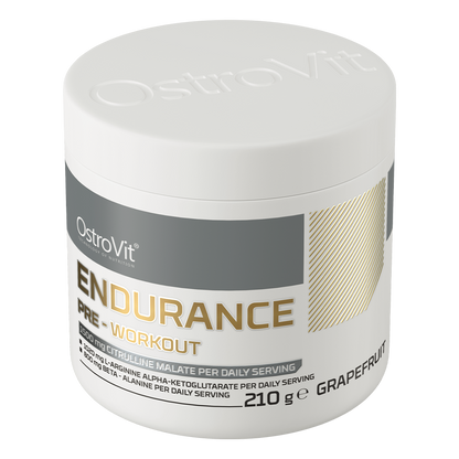 Endurance Pre‑Workout Grapefruit – 210 g, 200 mg cafeïne (30 porties) | OstroVit