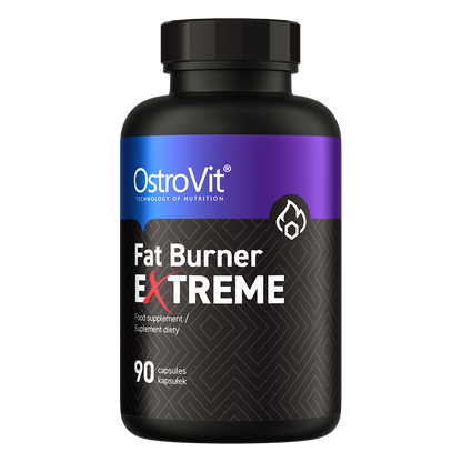 Fat Burner eXtreme – 90 capsules, 200 mg cafeïne + chroom | OstroVit