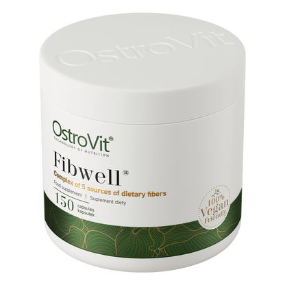Fibwell® VEGE – 150 vegan capsules, 5‑in‑1 vezelmix | OstroVit