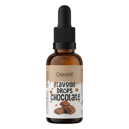 Flavour Drops Chocolade – 30 ml, Vegan | OstroVit