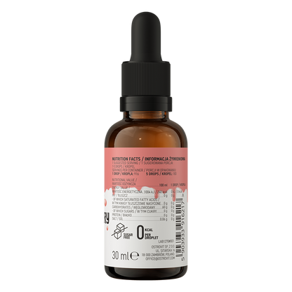 Flavour Drops – 30 ml, Aardbei, Zonder toegevoegde suikers | OstroVit