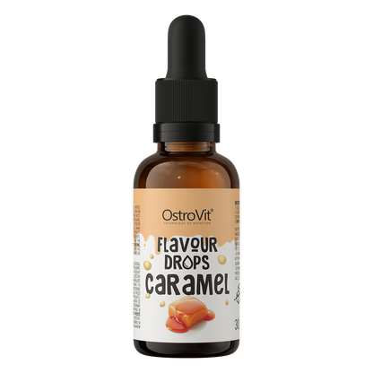 Flavour Drops Karamel – 30 ml, Vegan | OstroVit