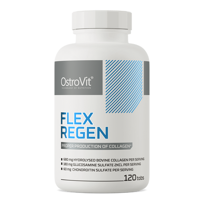 Flex Regen – 120 tabletter, kollagen + glukosamin + C/D-vitamin | OstroVit