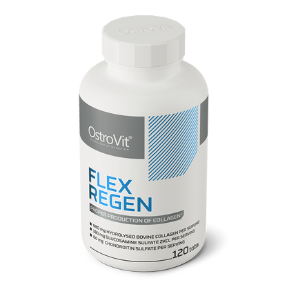 Flex Regen – 120 tabletter, kollagen + glukosamin + C/D-vitamin | OstroVit