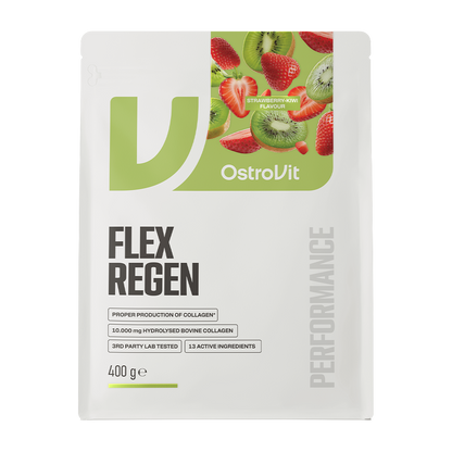 OstroVit Flex Regen – collageenpoeder aardbei‑kiwi, vitamines & mineralen