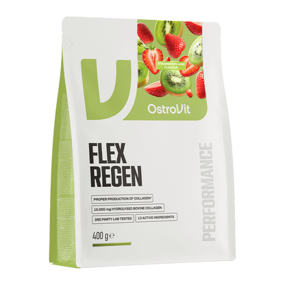 OstroVit Flex Regen – collageenpoeder aardbei‑kiwi, vitamines & mineralen