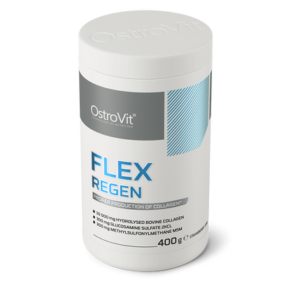 OstroVit Flex Regen – collageenpoeder aardbei‑kiwi, vitamines & mineralen